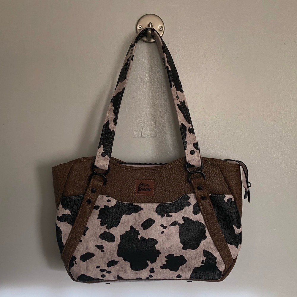 Handmade Fox and Fawn Purse
